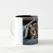 Grumpy Cat Coffee Mug: A Purrfectly Grumpy Morning ツートーンマグカップ (正面左)