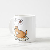 Grumpy Cat Coffee Time Ceramic Mug コーヒーマグカップ (正面左)
