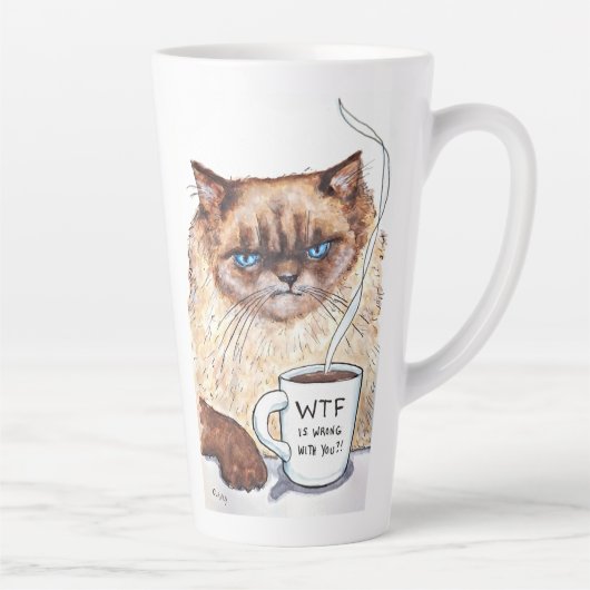 Grumpy Cat Cup カフェラテマグ (右)