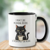 Grumpy Cat Don't Like Morning People Mug マグカップ