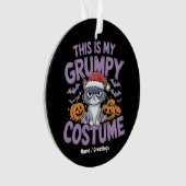 Grumpy Cat Halloween Costume Funny Holiday Animal  オーナメント (正面)