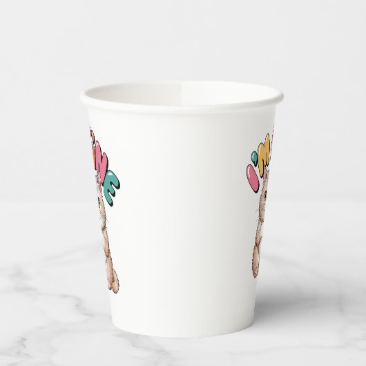 Grumpy Cat "I'm Fine" Funny Cartoon Shirt 紙コップ (左)