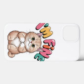 Grumpy Cat "I'm Fine" Funny Cartoon Shirt Case-Mate iPhoneケース (裏面 (横))