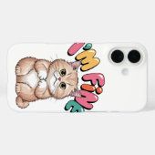 Grumpy Cat "I'm Fine" Funny Cartoon Shirt Case-Mate iPhoneケース (裏面 (横))