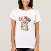 Grumpy Cat "I'm Fine" Funny Cartoon Shirt Tシャツ (正面)
