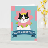 Grumpy Cat Mothers Day Card カード (黄色い花)