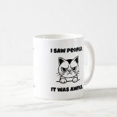 Grumpy Cat Mug – Anti-Social Funny Gift コーヒーマグカップ (正面右)