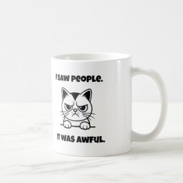 Grumpy Cat Mug – Anti-Social Funny Gift コーヒーマグカップ
