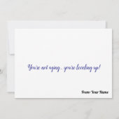 Grumpy Cat on Cake カード (裏面)