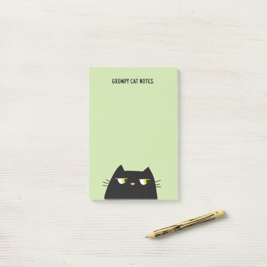 Grumpy Cat Sticky Notes Funny Cute Kawaii ポストイット (デスク上)