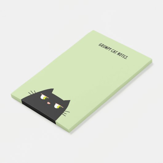 Grumpy Cat Sticky Notes Funny Cute Kawaii ポストイット (アングル)
