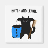 Grumpy Cat Teaches Climbing Collection マグネット (正面)