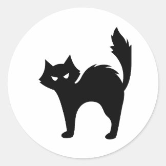 Grumpy CatMan Sticker ラウンドシール