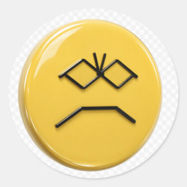 Grumpy Classic Round Sticker ラウンドシール