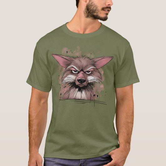 Grumpy Coyote Tシャツ (正面)
