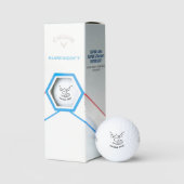 Grumpy Face GIF Golf Balls | Personalized Fun Gift ゴルフボール (パッケージング)