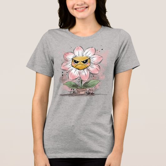 Grumpy Flower トライブレンドＴシャツ (正面)