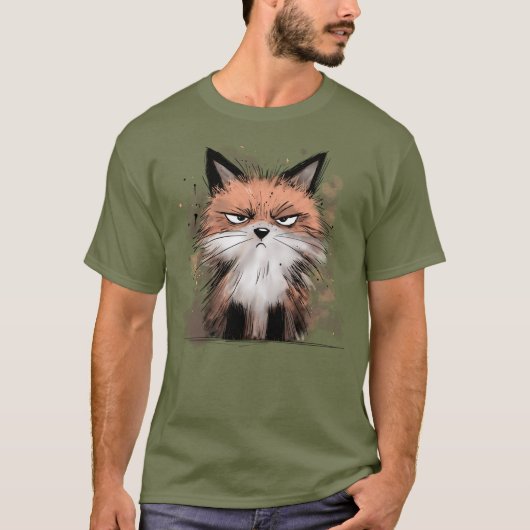 Grumpy Fox Tシャツ (正面)