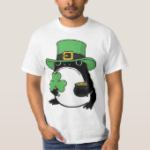 Grumpy Frog Japanese St. Patricks Day Shamrock Tシャツ (正面)