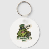 Grumpy Frog St.Patrick's Day キーホルダー (裏面)