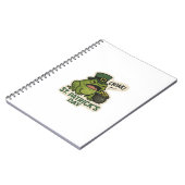 Grumpy Frog St.Patrick's Day ノートブック (左側)