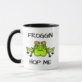 Grumpy Frog Weird Cartoon Creature マグカップ