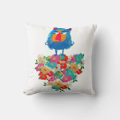 Grumpy Giant on Pastel Blooms クッション (正面)