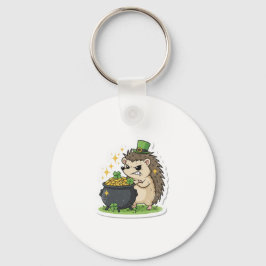 Grumpy Hedgehog St.Patrick's Day キーホルダー