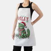 Grumpy Holiday Cat エプロン (インサイチュ)