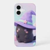 Grumpy Little Witch Pastel Halloween Case iPhone 16ケース (裏面)