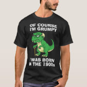 Grumpy millennial or boomer T-Rex Tシャツ (正面)