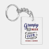 Grumpy Old Man Club Founder Member キーホルダー (正面左)