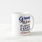Grumpy Old Man Club Founder Member コーヒーマグカップ (正面右)