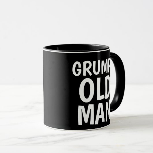 GRUMPY OLD MAN COFFEE MUG マグカップ (正面右)