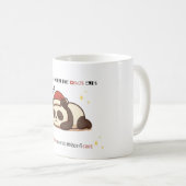 Grumpy Panda Christmas Mug コーヒーマグカップ (正面右)