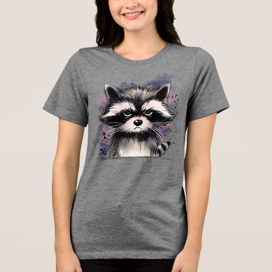 Grumpy Raccoon トライブレンドＴシャツ (正面)