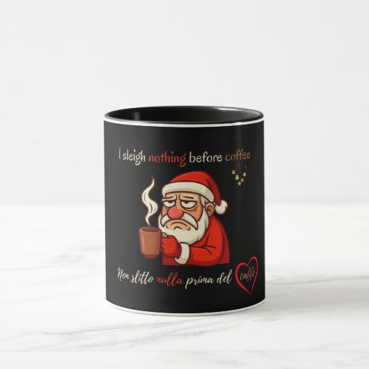 Grumpy Santa Caffè Mood マグカップ (中央)