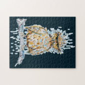 Grumpy Wet Owl ジグソーパズル (横)