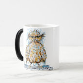 Grumpy Wet Owl モーフィングマグカップ (正面左)