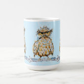 Grumpy Wet Owl モーフィングマグカップ (中央)