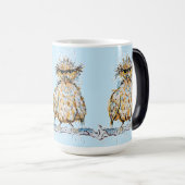 Grumpy Wet Owl モーフィングマグカップ (正面右)