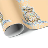 Grumpy Wet Owl ラッピングペーパー (ロールコーナー)