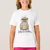 Grumpy Wet Owl Tシャツ (正面)