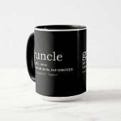 Gruncle for best uncle マグカップ (正面左)