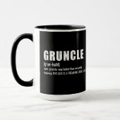 Gruncle for great uncle マグカップ (左)
