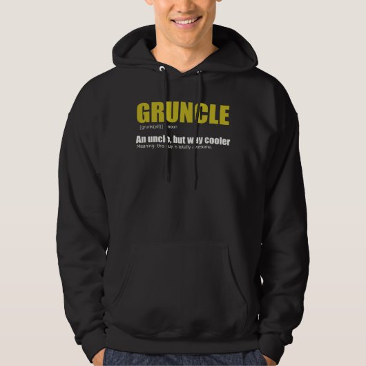 Gruncle for Great Uncles out there パーカ (正面)