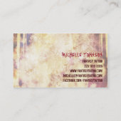 Grundgeの入れ墨の芸術家 名刺 (裏面)