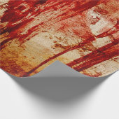 grundgeのblood redデザイン ラッピングペーパー (角)