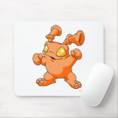 Grundoのオレンジ マウスパッド (マウス)