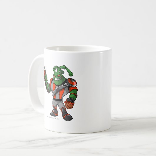 Grundo Virtupetsの宇宙局プレーヤー コーヒーマグカップ (正面左)